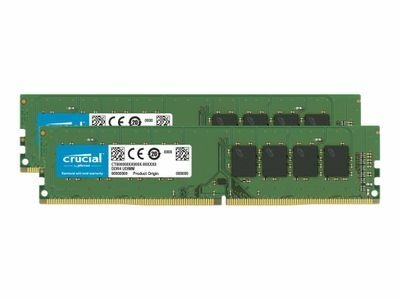 Crucial Crucial - DDR4 - 8 GB: 2 x 4 GB - DIMM 288-pin - unbuffered