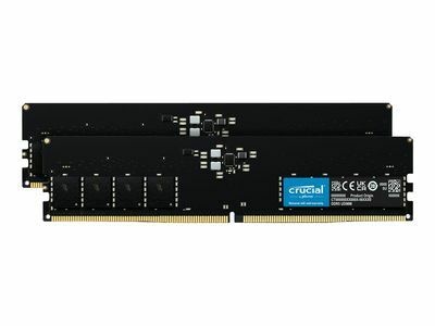 Crucial - DDR5 - kit - 32 GB: 2 x 16 GB - DIMM 288-pin - 5600 MHz / PC5-44800 - unbuffered