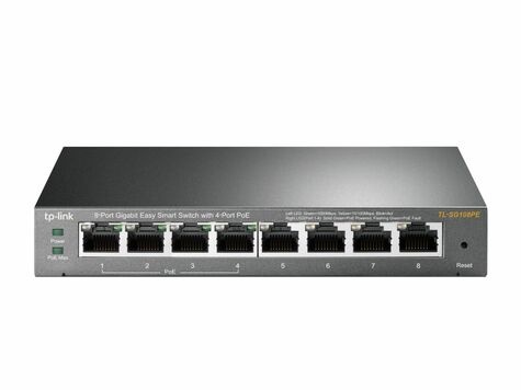 TP-Link TL-SG108PE 8-port GB 4xPoE Easy Smart 55W