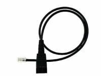 Jabra QD to RJ45, Straight, Unbalanced version for GN1900/GN2000 and GN2100