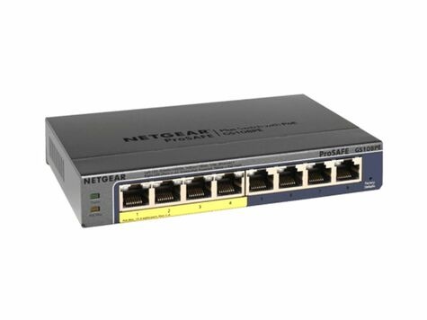 Netgear 8PT POE/POE+ GIGABIT UNMANAGED SWCH