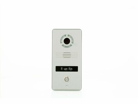 Robin SlimLine SIP, IP camera, Silver 1 toets (inbouw)