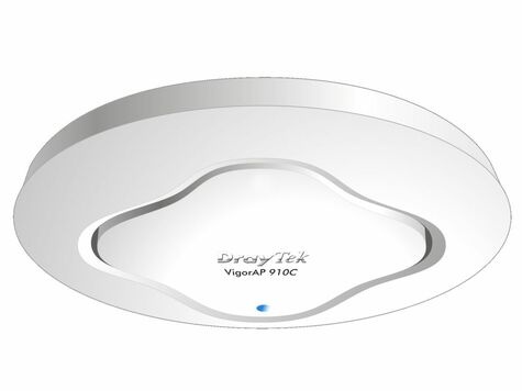 DrayTek VigorAP 912C, 802.11ac Wave 2 Dual-Band (2,4GHz + 5GHz) Ceiling Access Point