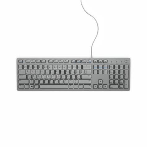 DELL Dell Multimedia Keyboard-KB216 - US International (QWERTY) - Grey (-PL)
