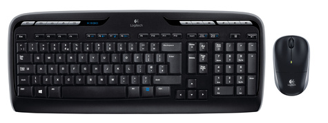 Logitech DT MK330 Zwart draadloos Retail QWERTY