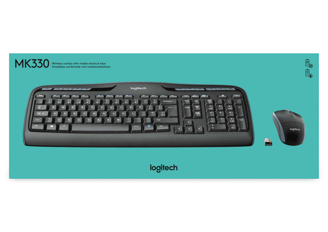 Logitech DT MK330 Zwart draadloos Retail