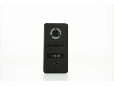 Robin SlimLine SIP, IP camera, Onyx Black 1 toets (inbouw)