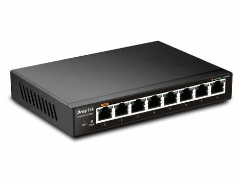 DrayTek VigorSwitch G1080 8 poorts Gigabit  Smart Lite managed switch