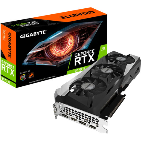Gigabyte Graphics card GeForce RTX 3070 Ti GAMING 8G - 8 GB GDDR6X OC
