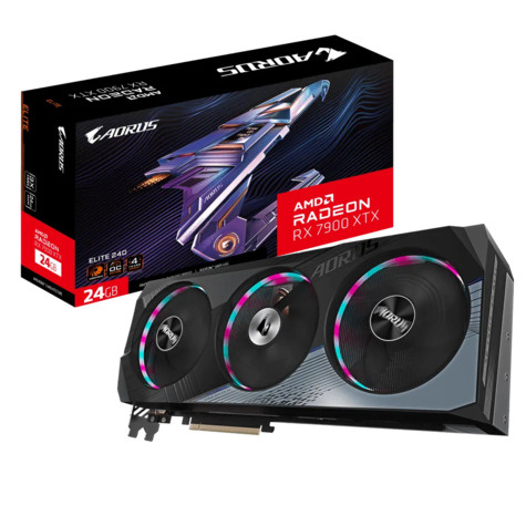 Gigabyte Radeon RX7900XTX AORUS ELITE 24GB GDDR6 2xHDMI 2xDP