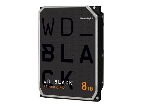 Western Digital WD Black      8.9cm (3.5")  8TB SATA3 7200  128MB WD8002FZWX intern