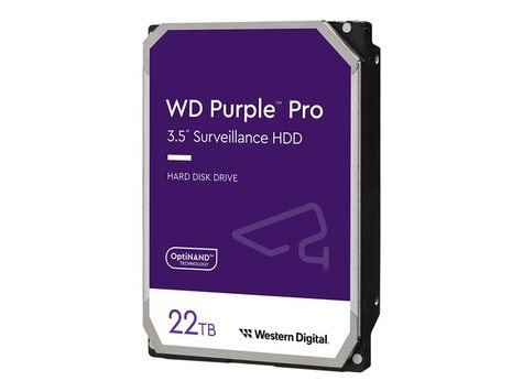 Western Digital WD Purple Pro 8.9cm (3.5") 22TB SATA3 7200  512MB WD221PURP intern bulk