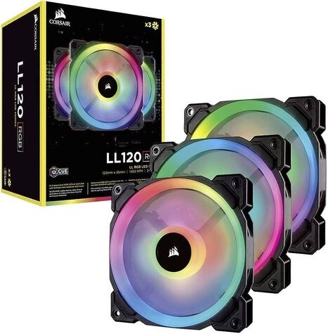 Corsair LL120 RGB LED Fan 3 Pack Light Node Pro