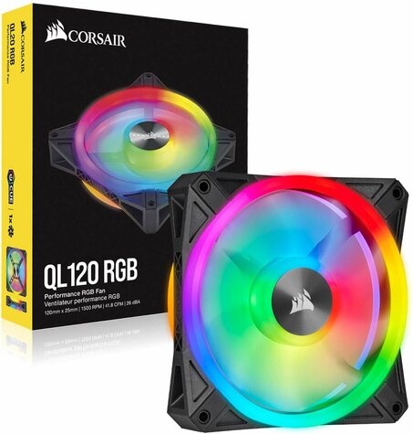 Corsair iCUE QL120 RGB 120mm PWM Single Fan