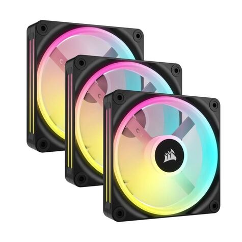 Corsair QX RGB Series iCUE LINK QX120 RGB 120mmMagnetic Dome RGB Fan Starter Kit