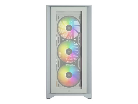 Corsair Geh CORSAIR Midi iCUE 4000X RGB (Tempered Glass) White