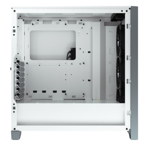 Corsair Geh CORSAIR Midi iCUE 4000X RGB (Tempered Glass) White