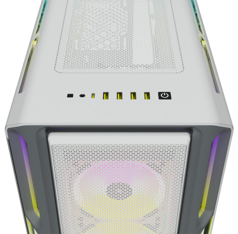 Corsair iCUE 5000T RGB Glass Mid-Tower White