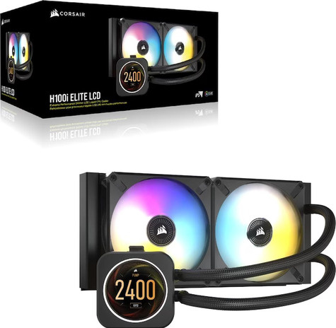 Corsair Corsair iCUE H100i ELITE LCD Liquid CPU Cooler