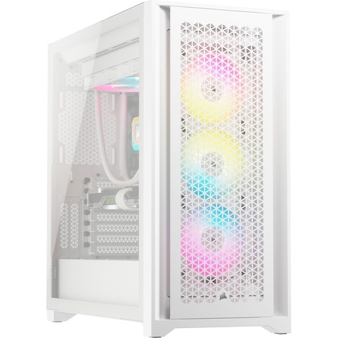 Corsair iCUE 5000D RGB Airflow Mid-Tower True White