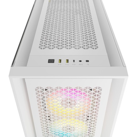 Corsair iCUE 5000D RGB Airflow Mid-Tower True White