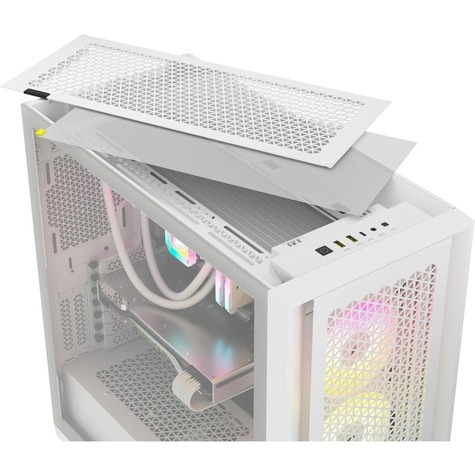 Corsair iCUE 5000D RGB Airflow Mid-Tower True White