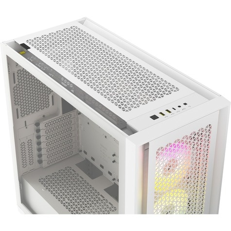 Corsair iCUE 5000D RGB Airflow Mid-Tower True White