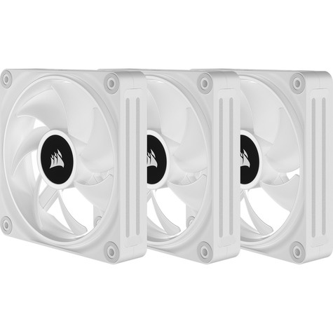 Corsair Ventilator 120*120*25 QX120 RGB LED Fan White Triple