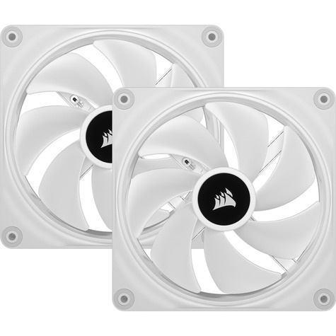 Corsair Ventilator 140*140*25 QX140 RGB LED Fan White Duo