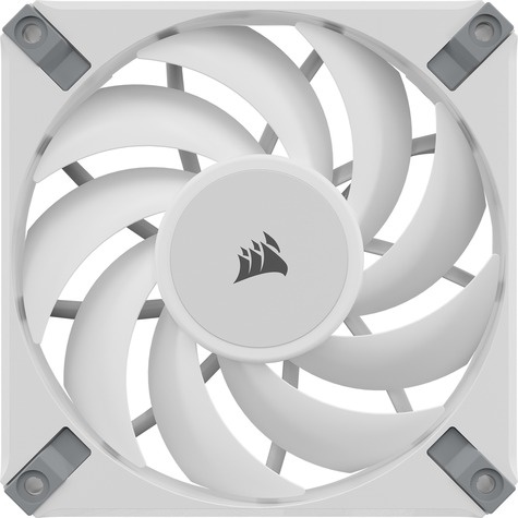 Corsair AF ELITE Series AF120 RGB ELITE WHITE 120mm Fluid Dynamic RGB Fan with AirGuideTriple Pack with Lighting Node CORE
