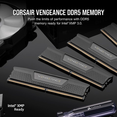 Corsair Vengeance - DDR5 - kit - 32 GB: 2 x 16 GB - DIMM 288-pin - 6400 MHz / PC5-51200