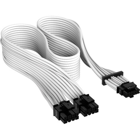 Corsair Corsair Premium Individually Sleeved 12+4pin PCIe Gen 5 12VHPWR 600W cable Type 4 WHITE
