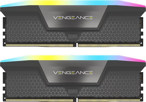 Corsair Vengeance RGB - DDR5 - kit - 32 GB: 2 x 16 GB - DIMM 288-pin - 6400 MHz / PC5-51200