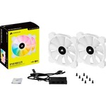 Corsair Corsair White SP140 RGB ELITE  140mm Fan 2p