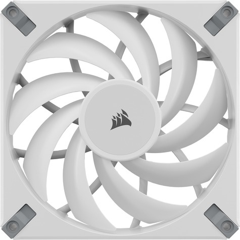 Corsair AF ELITE Series AF140 RGB ELITE WHITE 140mm Fluid Dynamic RGB Fan with AirGuideDual Pack with Lighting Node CORE