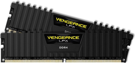 Corsair DDR4 2133MHz 16GB 2 x 288 DIMM Unbuffered 13-15-15-28 Vengeance LPX Black Heat spreader 1.20V XMP 2.0 Supports 6th Intel(R) CoreT i5/i7