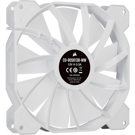 Corsair White SP140 RGB ELITE  140mm Fan 1p