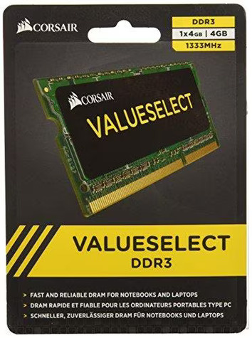 Corsair Corsair DDR3 1333MHz 4GB SODIMM