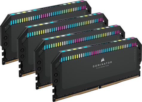 Corsair DRAM Memory Kit DOMINATOR PLATINUM RGB - 64GB (4 x 16GB Kit) DDR5 6600 MHz C32