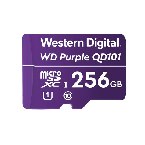 Western Digital SDXC Card Micro 256GB WD Purple QD101 Ultra Endurance