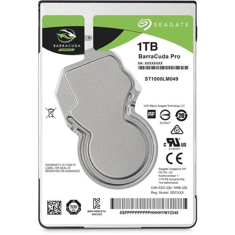 Seagate Barracuda Pro ST1000LM049 - hard drive - 1 TB - SATA 6Gb/s