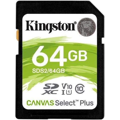 Kingston SDXC Card 64GB UHS-I Canvas Select Plus