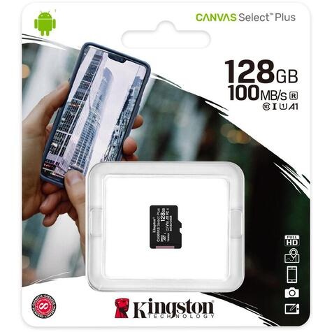 Kingston anvas Select Plus 128 GB MicroSDXC UHS-I Klasse 10