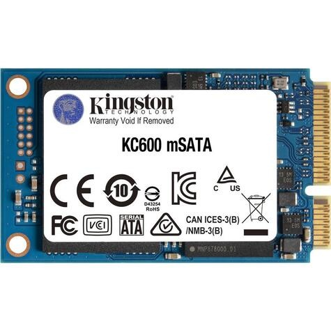 Kingston Ssd Kc600 Msata 512 Gb Sata Iii 3D Tlc