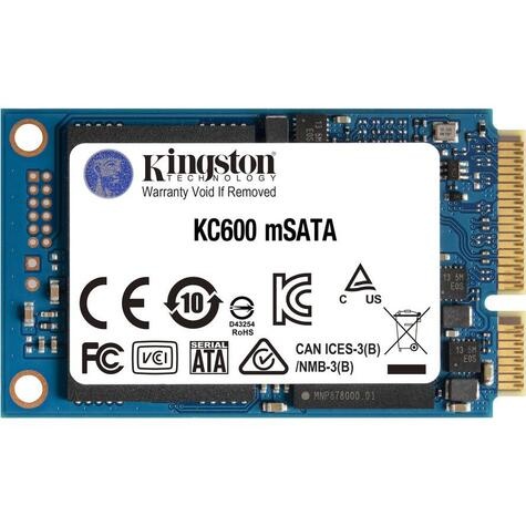 Kingston SSD KC600 mSATA 512 GB SATA III 3D TLC
