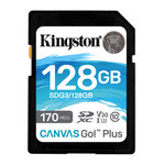 Kingston Kingston SDXC Card 128GB U3 V30 Canvas Go Plus