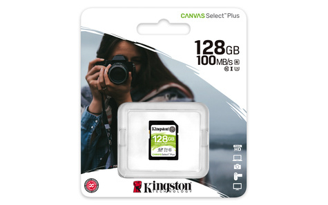 Kingston SDXC Card 128GB UHS-I Canvas Select Plus
