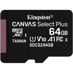 Kingston Kingston SD MicroSD Card  64GB Kingston SDXC Canvas+ (Class10) o.A 3p retail