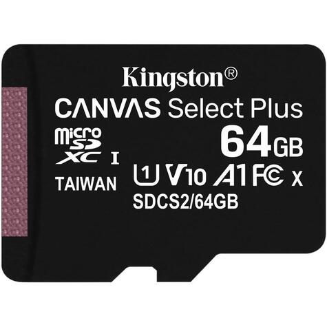 Kingston Kingston SD MicroSD Card  64GB Kingston SDXC Canvas+ (Class10) o.A 3p retail