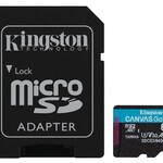 Kingston Kingston SDXC Card Micro 64GB UHS-I U3 Canvas Go! Plus